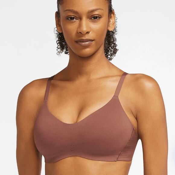 Nike Alate Sports Bra Size Small A/C Minimalist Low Support Padded Copper NWT - Picture 1 of 11